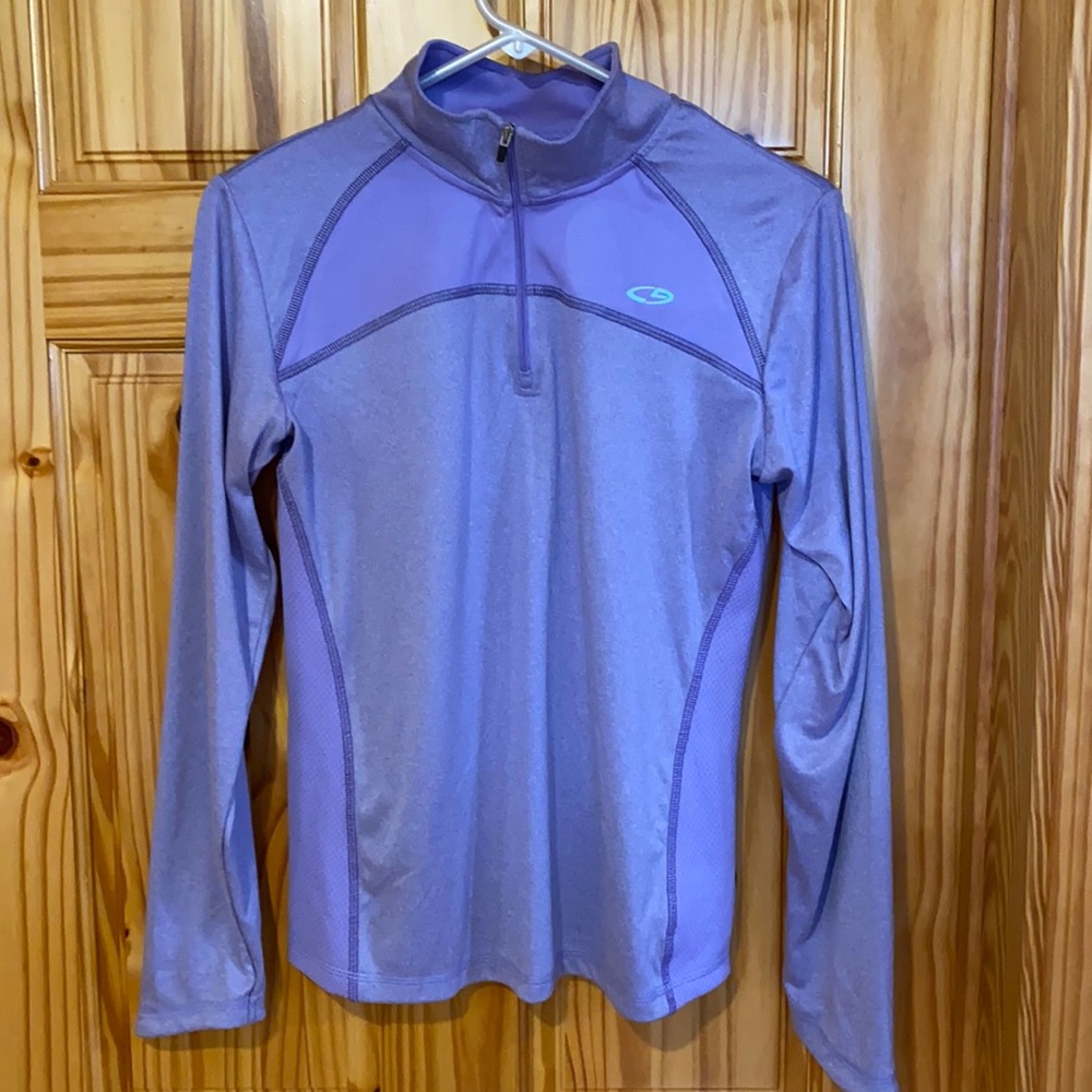 Champion lavender quarter zip shirt